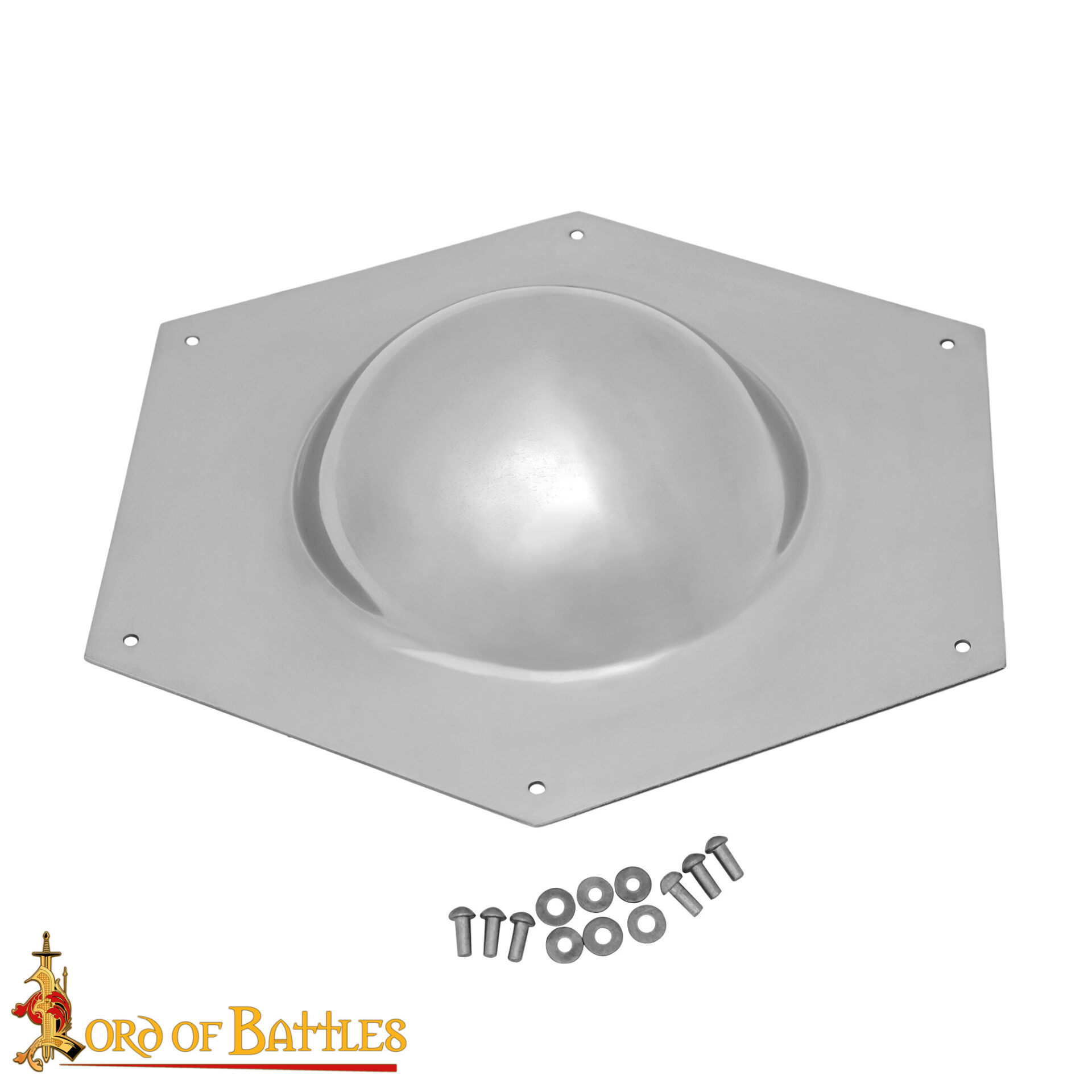 Roman Shield Boss for Rectangular Scutum Handmade Steel Umbo