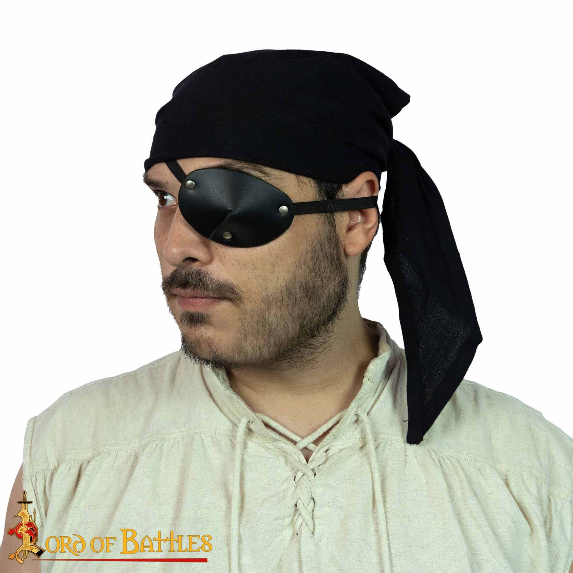 Pirate Bandana-7791BK 3 Piraten Bandana