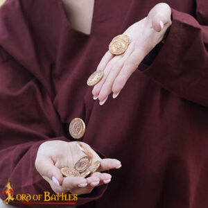 Renaissance Bronze Coin-26433BZ 3 Solid Bronze Coins