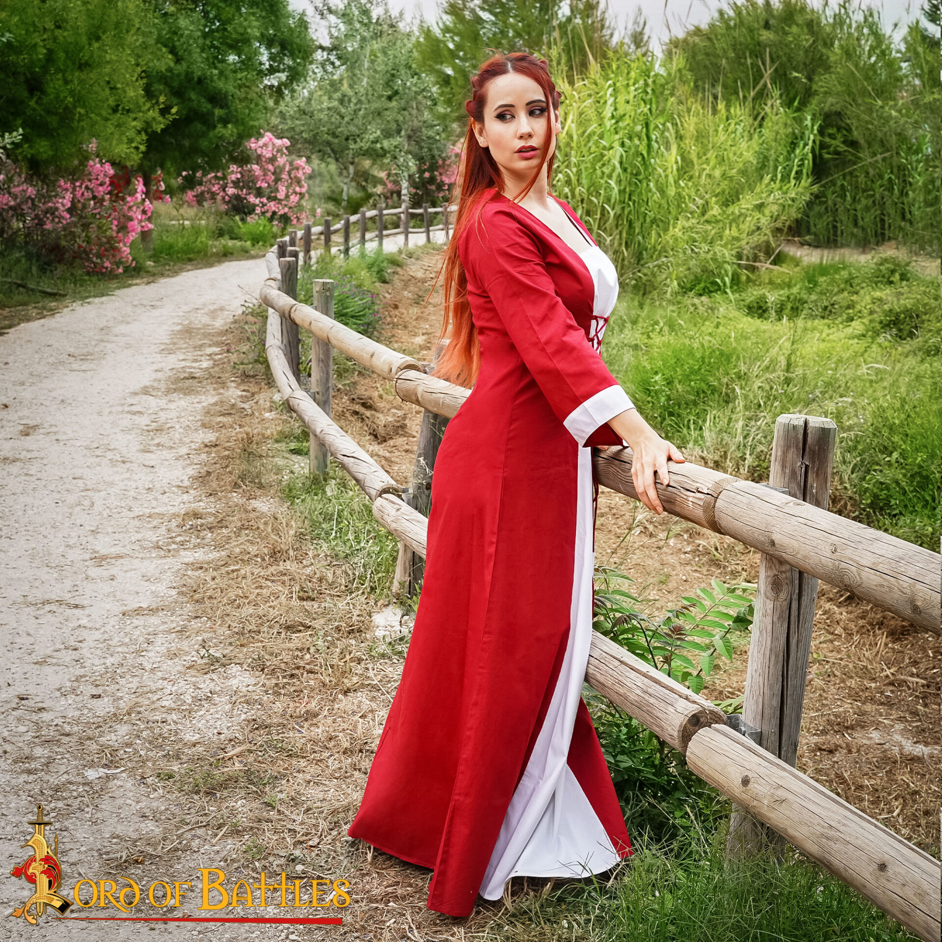 Medieval Princess Light Cotton Dress