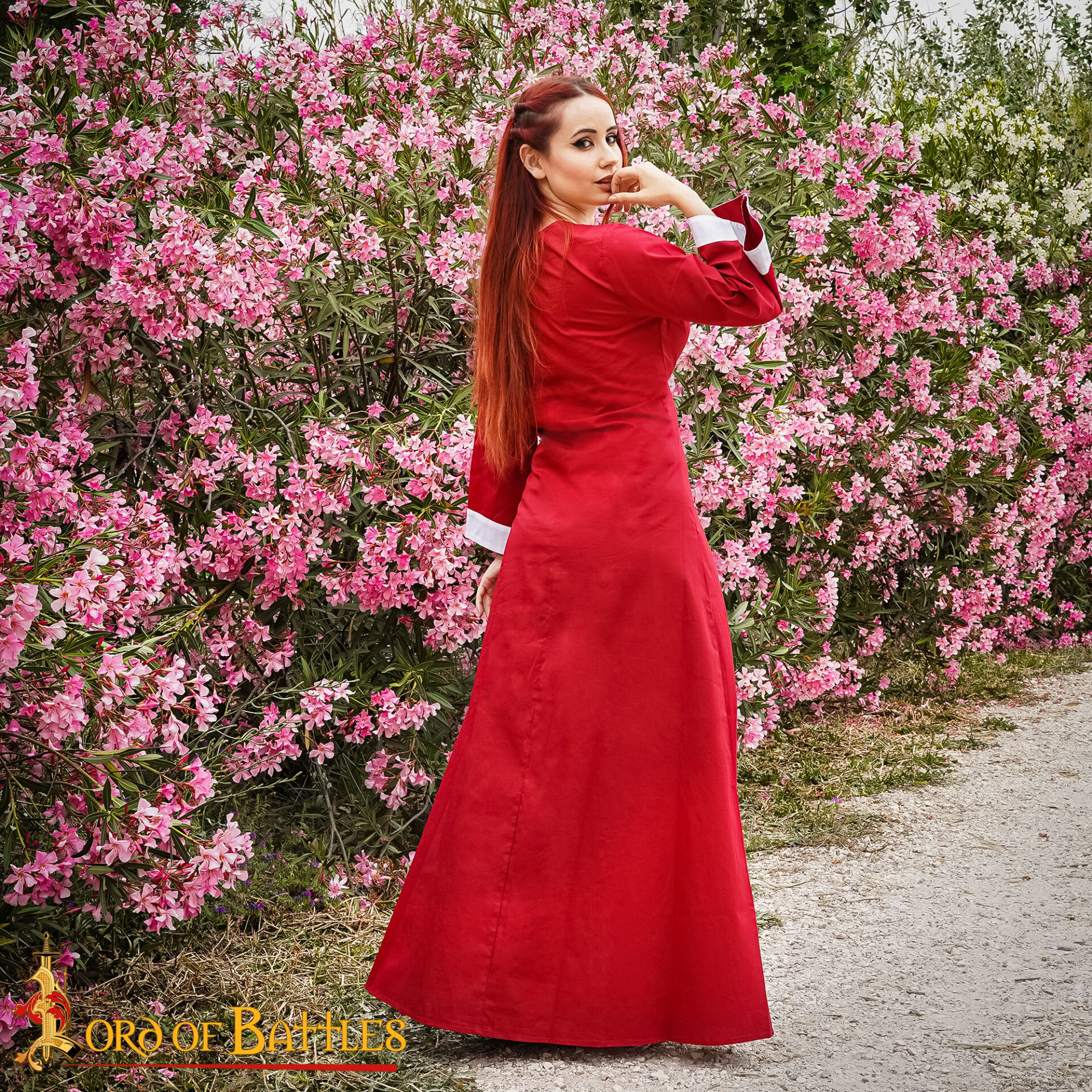 Medieval Princess Light Cotton Dress