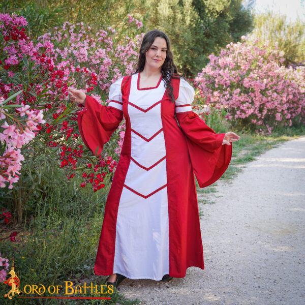 Isabella Cotton Dress: Graceful Medieval Maiden Attire