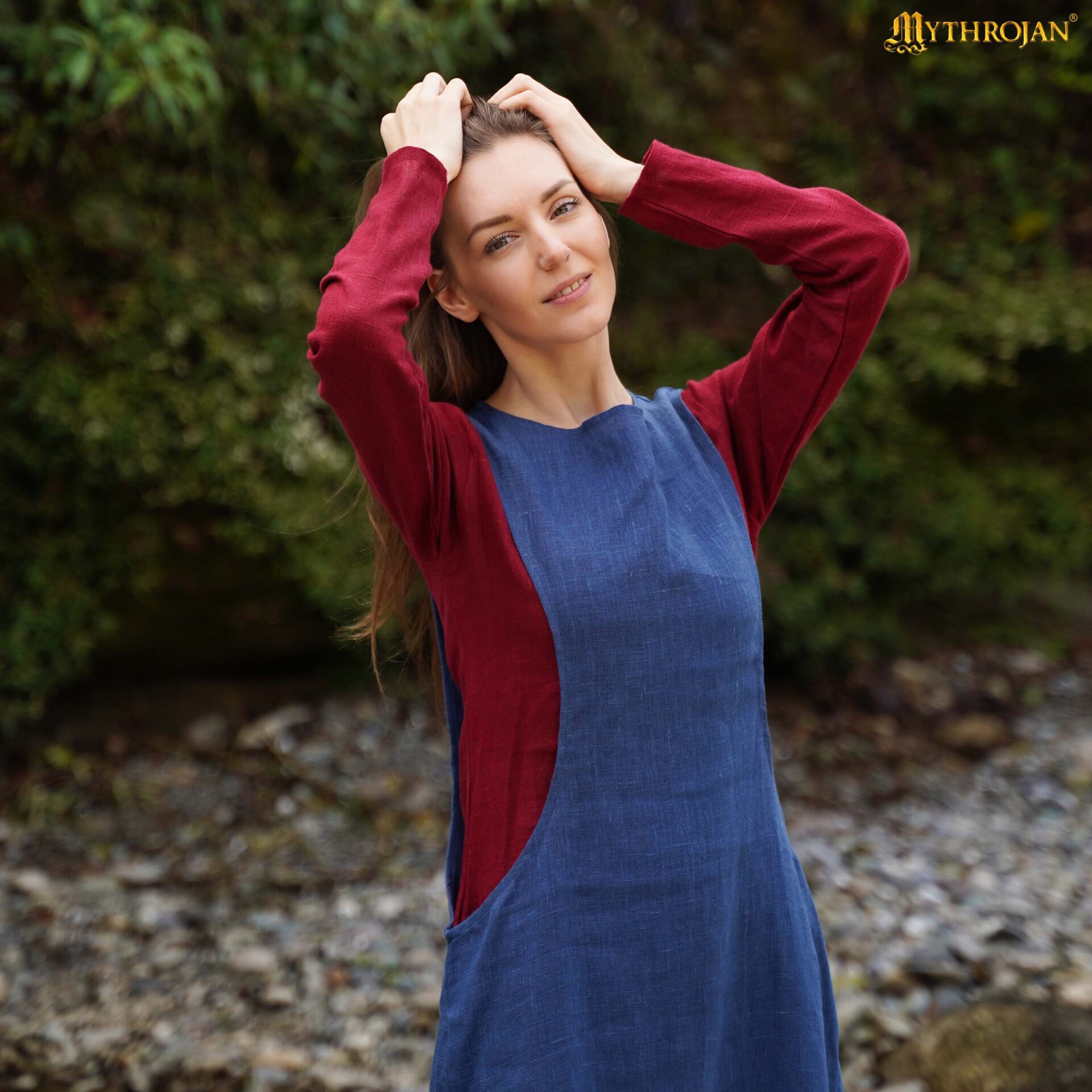 Renaissance Dresses-301131LBL 4 Medieval sleeveless surcoat