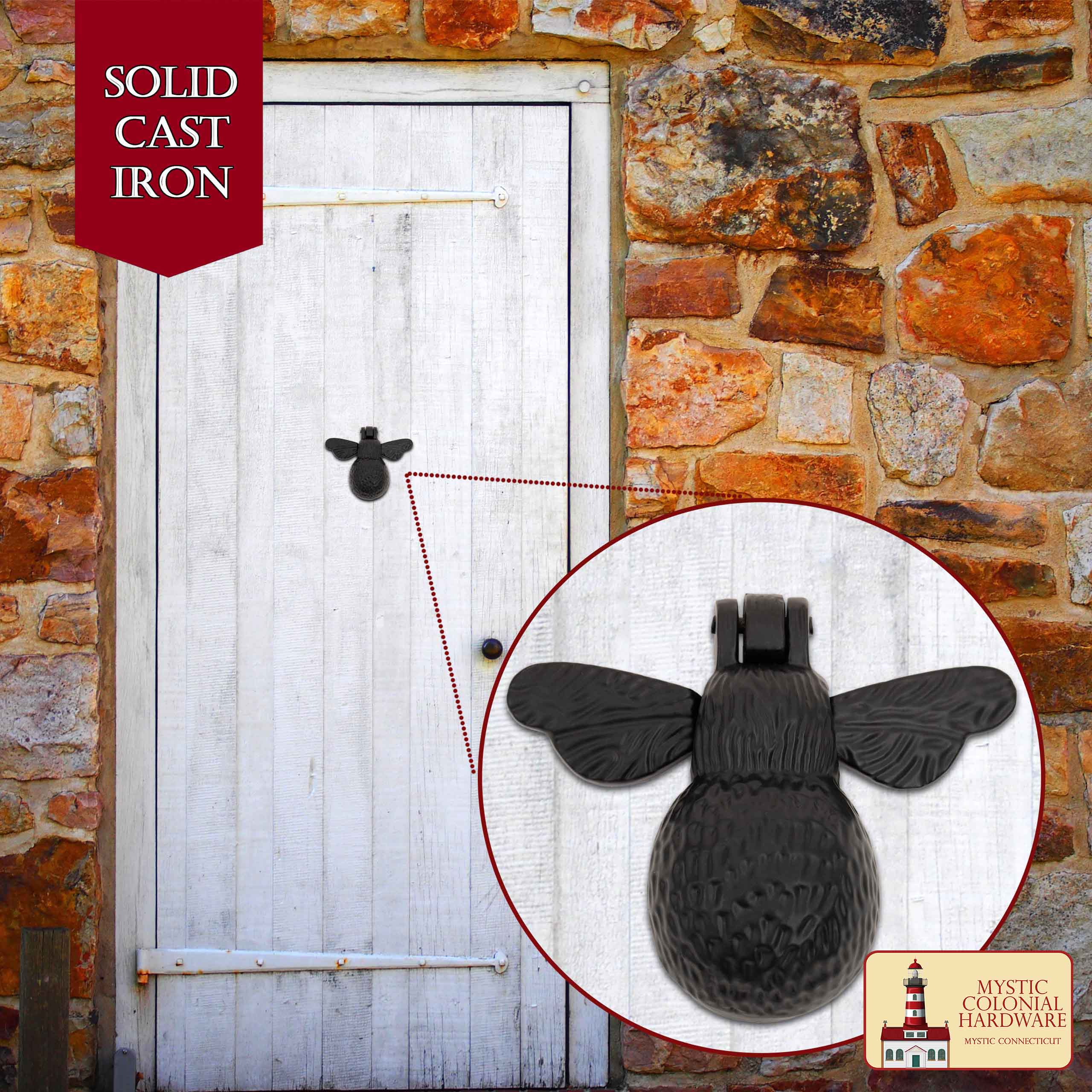 Victorian Era Cast Iron Door Knocker-500154 1 Bumblebee Door Knocker