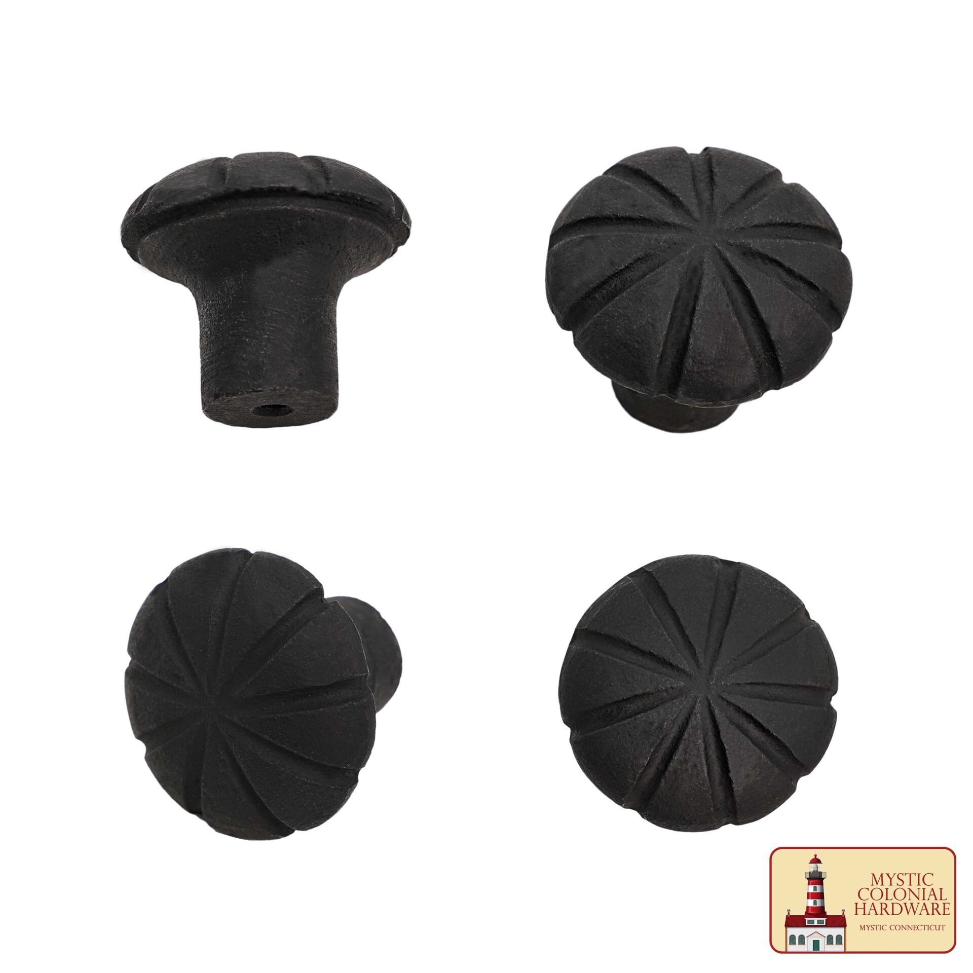 Hand Forged Iron Cabinet Knob Pull Antique Rustic Knobs for Kitchen Cabinet Drawer Pull Handles with Hardware