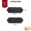 Victorian Era Solid Cast Iron Door Sign Plate-500179 2 Solid Forged Iron Vintage Entry Sign for Doors Handmade Hardware Accessory