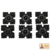 Victorian Era Solid Cast Iron Nails -500176L-6SET SOLID FORGED IRON Victorian, Colonial, Retro, Steampunck, Gothic, Baroque Medieval