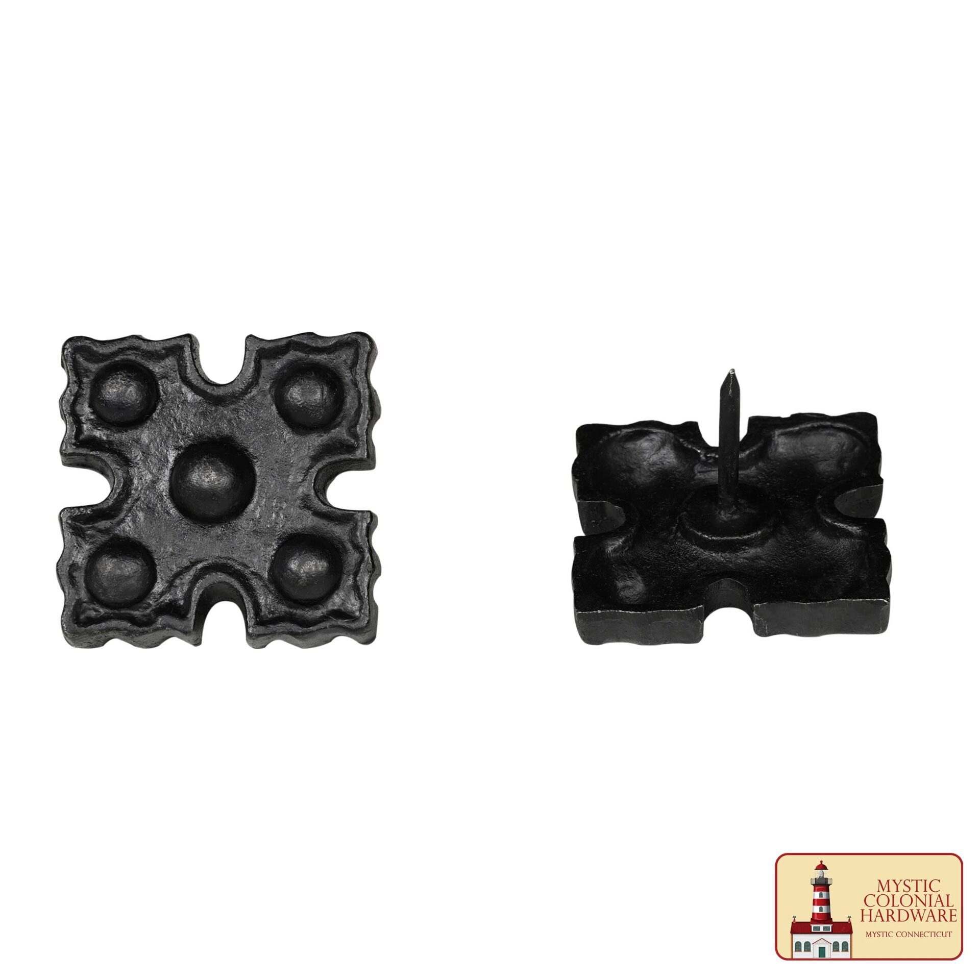 Victorian Era Solid Cast Iron Nails -500176L-6SET 3 SOLID FORGED IRON Victorian, Colonial, Retro, Steampunck, Gothic, Baroque Medieval