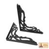 Victorian Era Solid Cast Iron Shelf Bracket-500142OB 3 Shelf Brackets