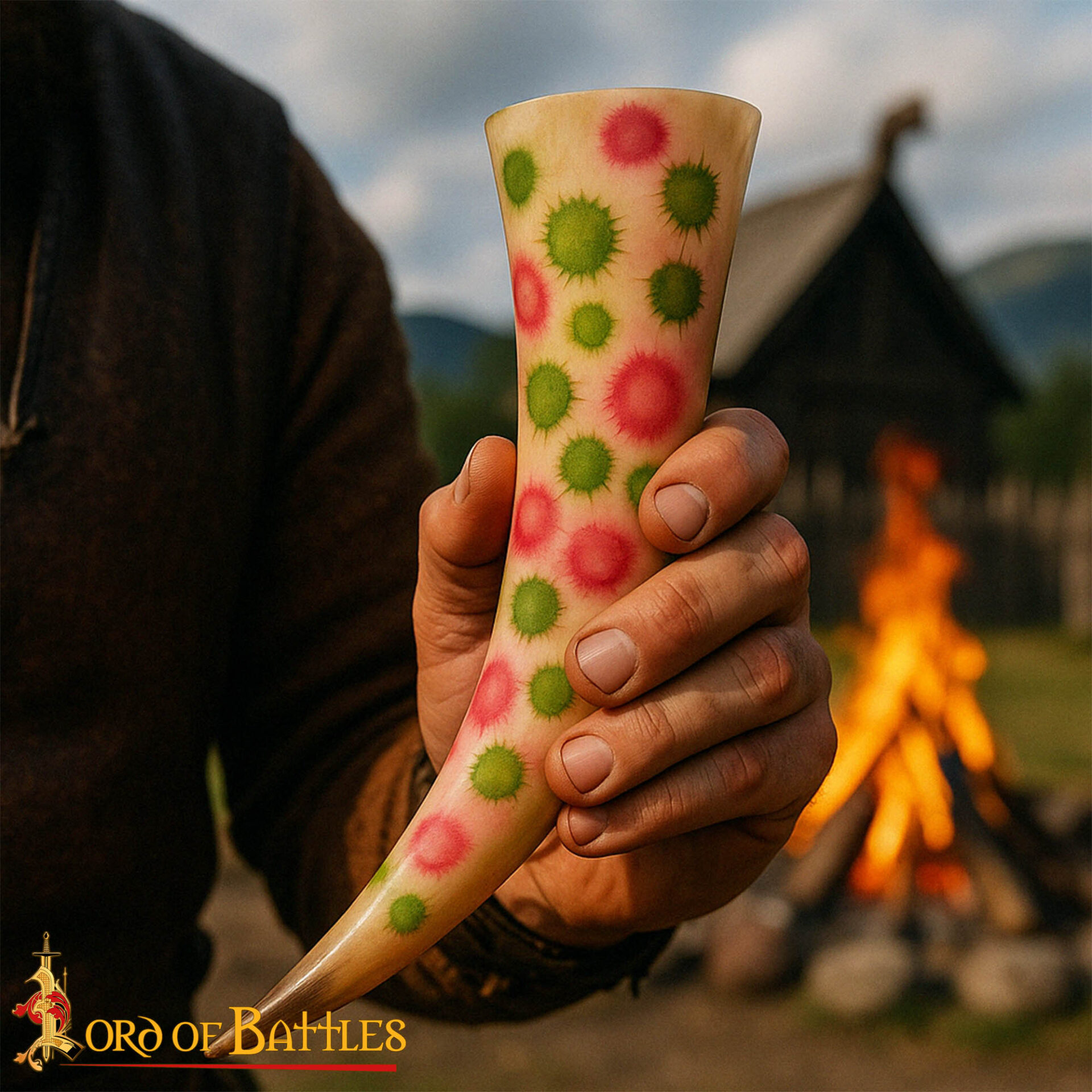 Viking Drinking Horn-4253 4 Drinking Horn