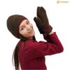 Viking Gloves-301126BRRD 3 Naalbinding Woolen Mittens