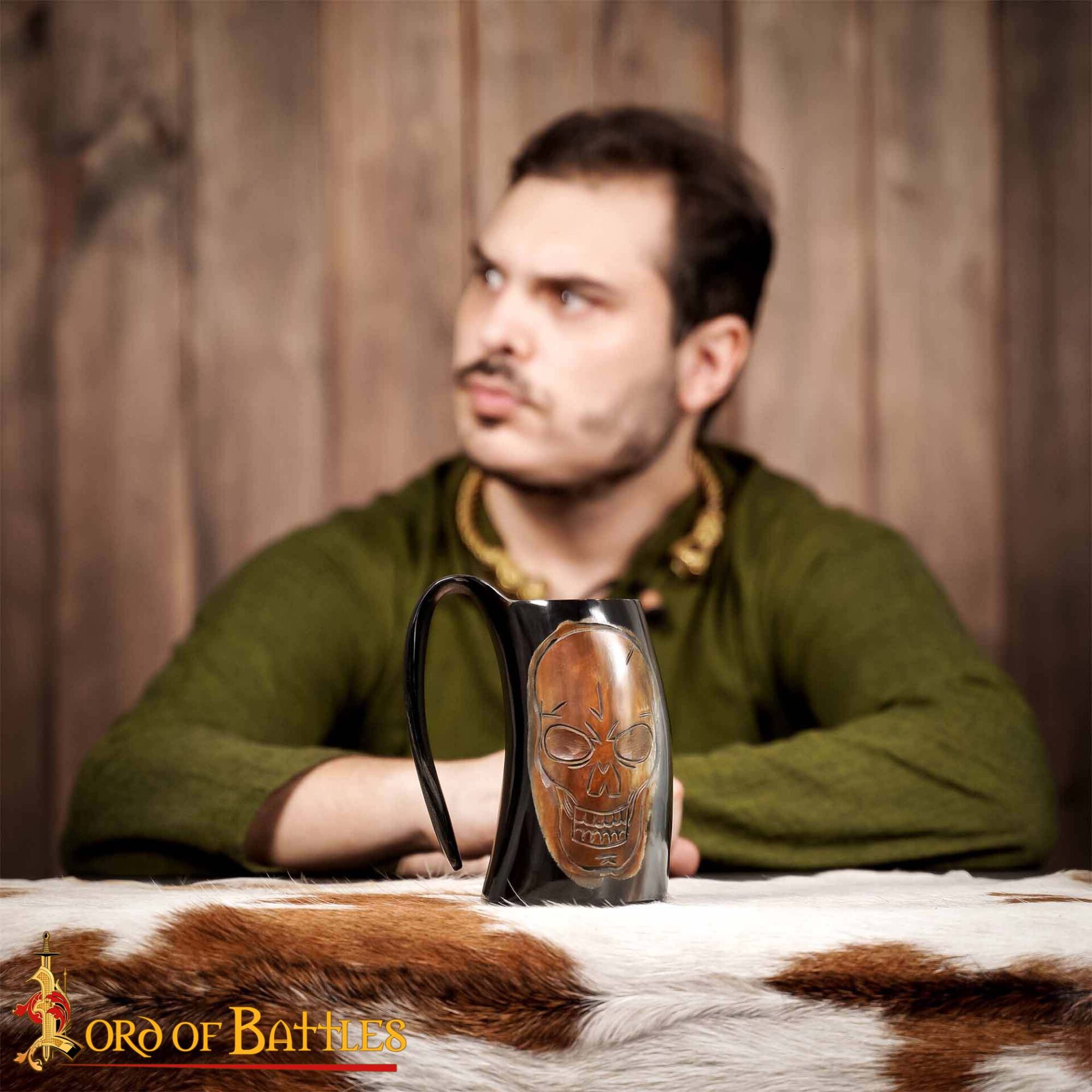 Viking Horn Tankard-4439 6 Medieval Viking Horn Tankard Beer Mug Handcrafted Genuine Ox Horn