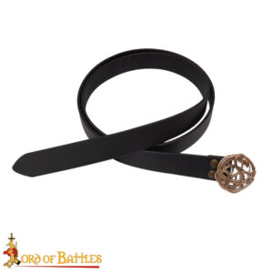 Celtic Belt with Bronze Serpent Buckle