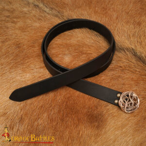 Celtic Belt with Bronze Serpent Buckle