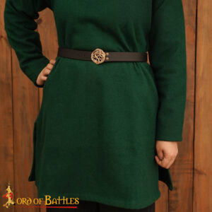 Celtic Belt with Bronze Serpent Buckle
