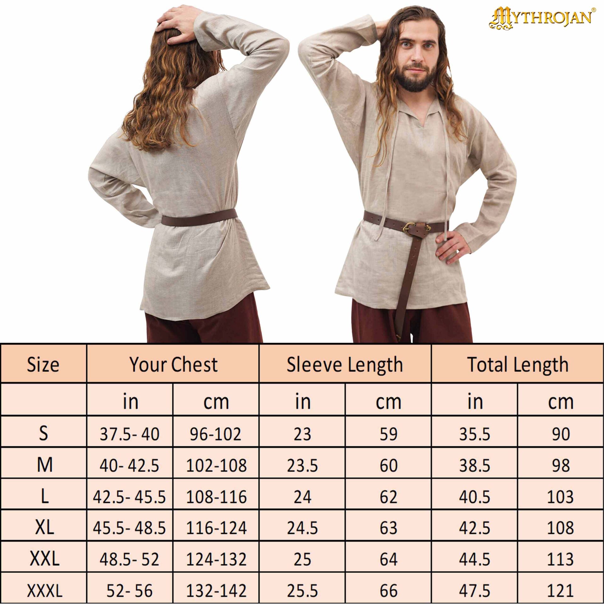 Viking Shirt-301104LN 2 Viking Tunic Shirt