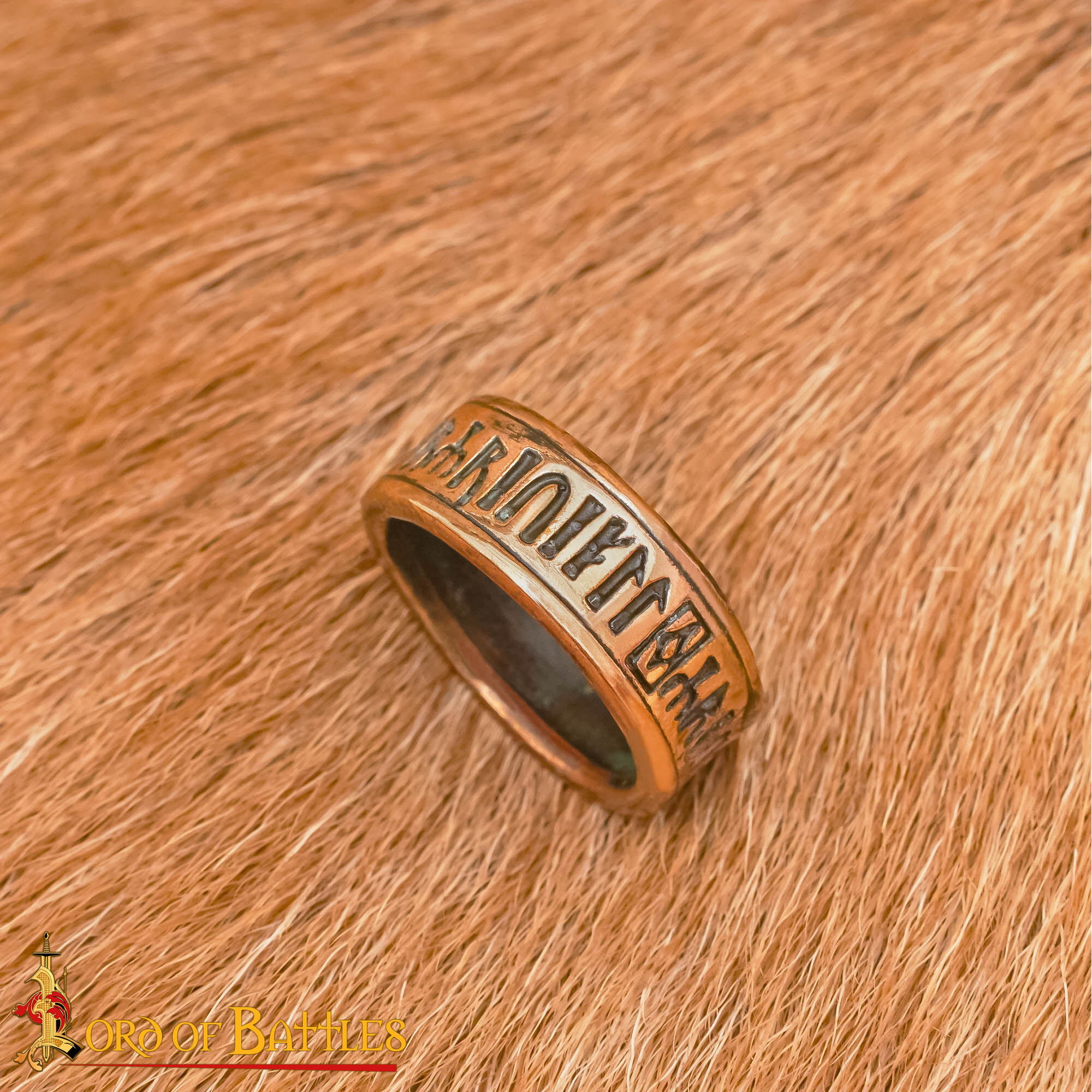 11th–12th Century Bronze Inscribed Ring-26615BZAT Bronze Inscribed Ring