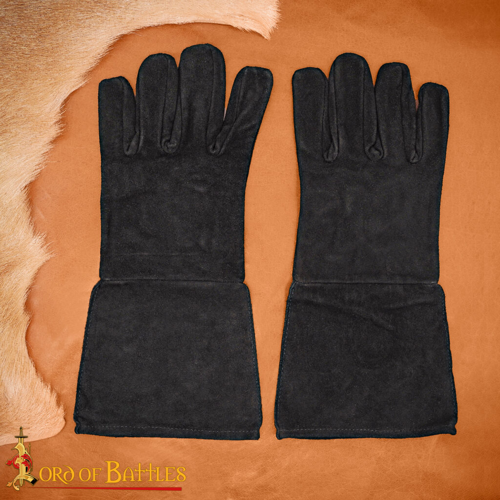 Leather Suede Gloves