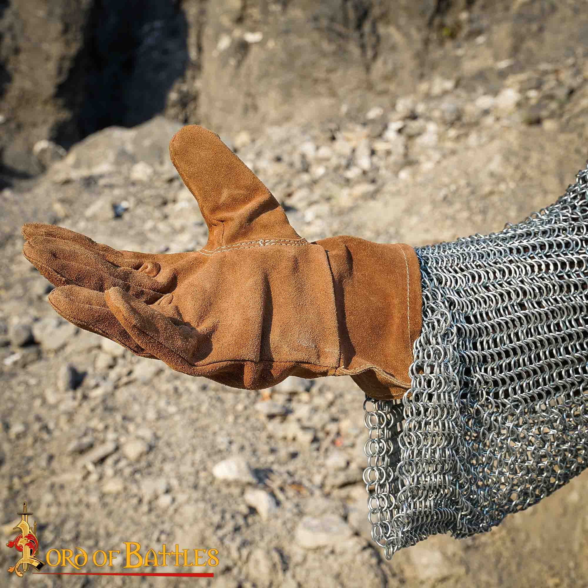 Leather Suede Gloves