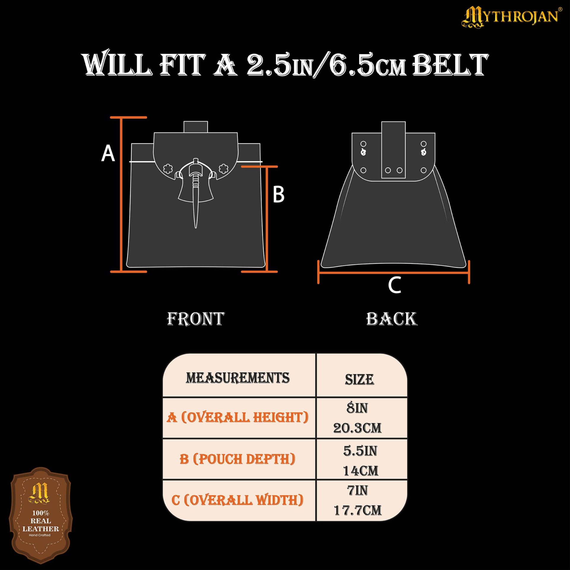 300699 Medieval Fantasy Belt Bag