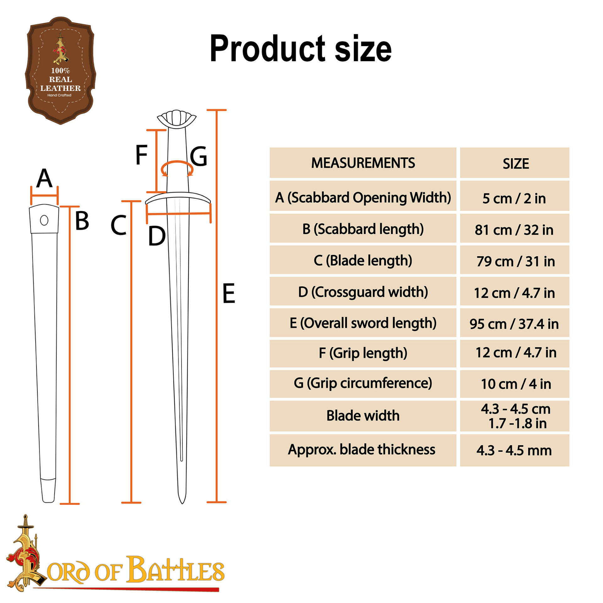 Hand-Forged Viking Steel Sword with Brass Pommel & Leather Scabbard – Collector’s Display Sword Viking sword