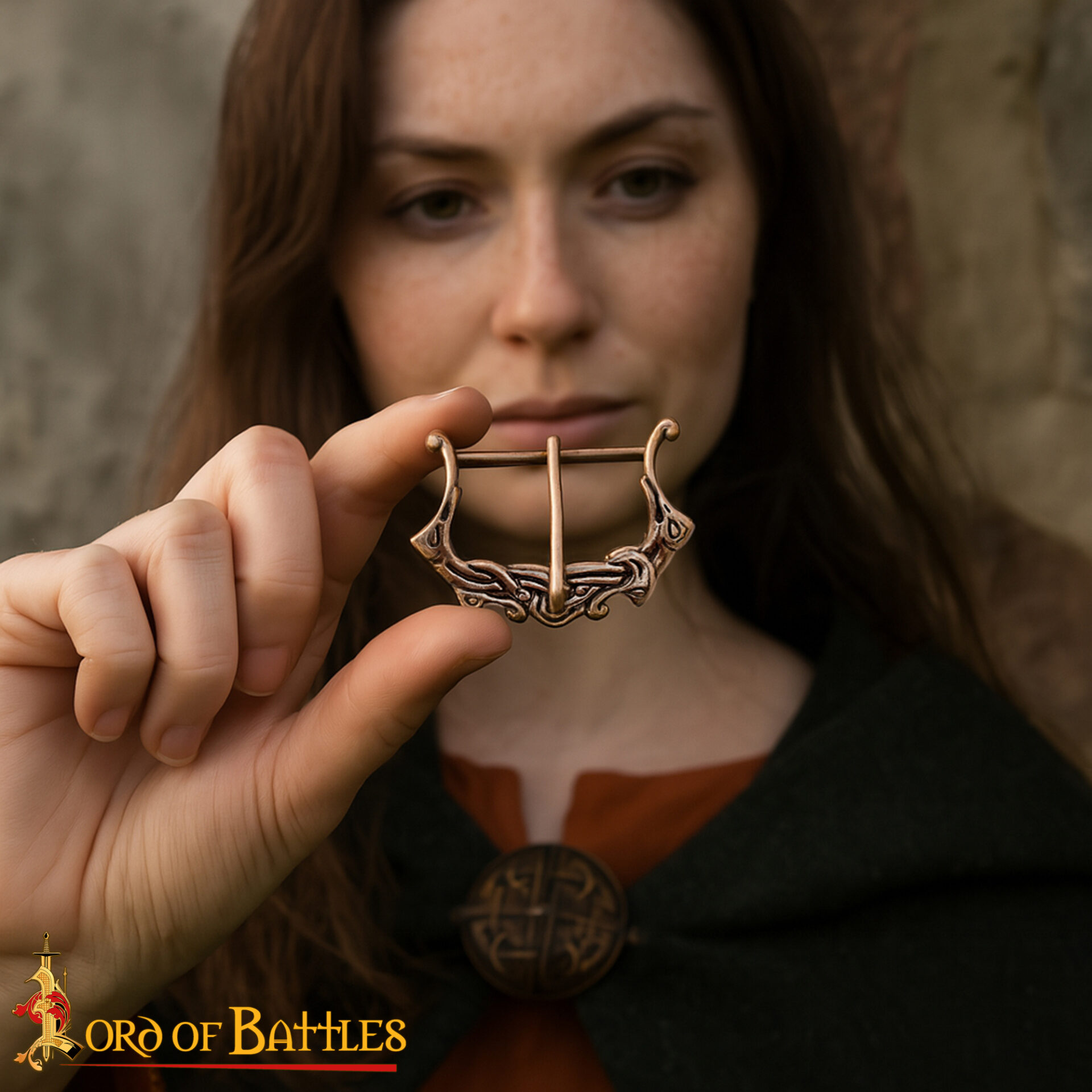 9th–10th Century Viking Antique Bronze Belt Buckle – Norse Knotwork Design for Historical Reenactment and Costumes-26453BZAT 1 Celtic Knot Motifs