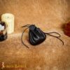 Medieval Belt Coin Pouch-25833BK Medieval Belt Coin Pouch Handcrafted from Genuine Leather