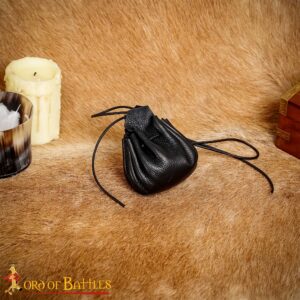 Medieval Belt Coin Pouch Handcrafted from Genuine Leather