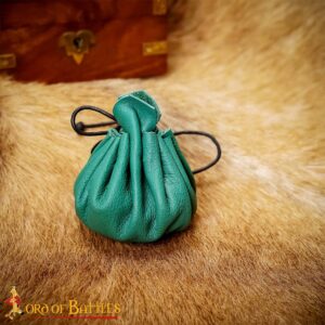Medieval Belt Coin Pouch Handcrafted from Genuine Leather