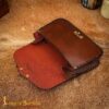 medieval leather belt bag