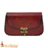 medieval leather belt bag