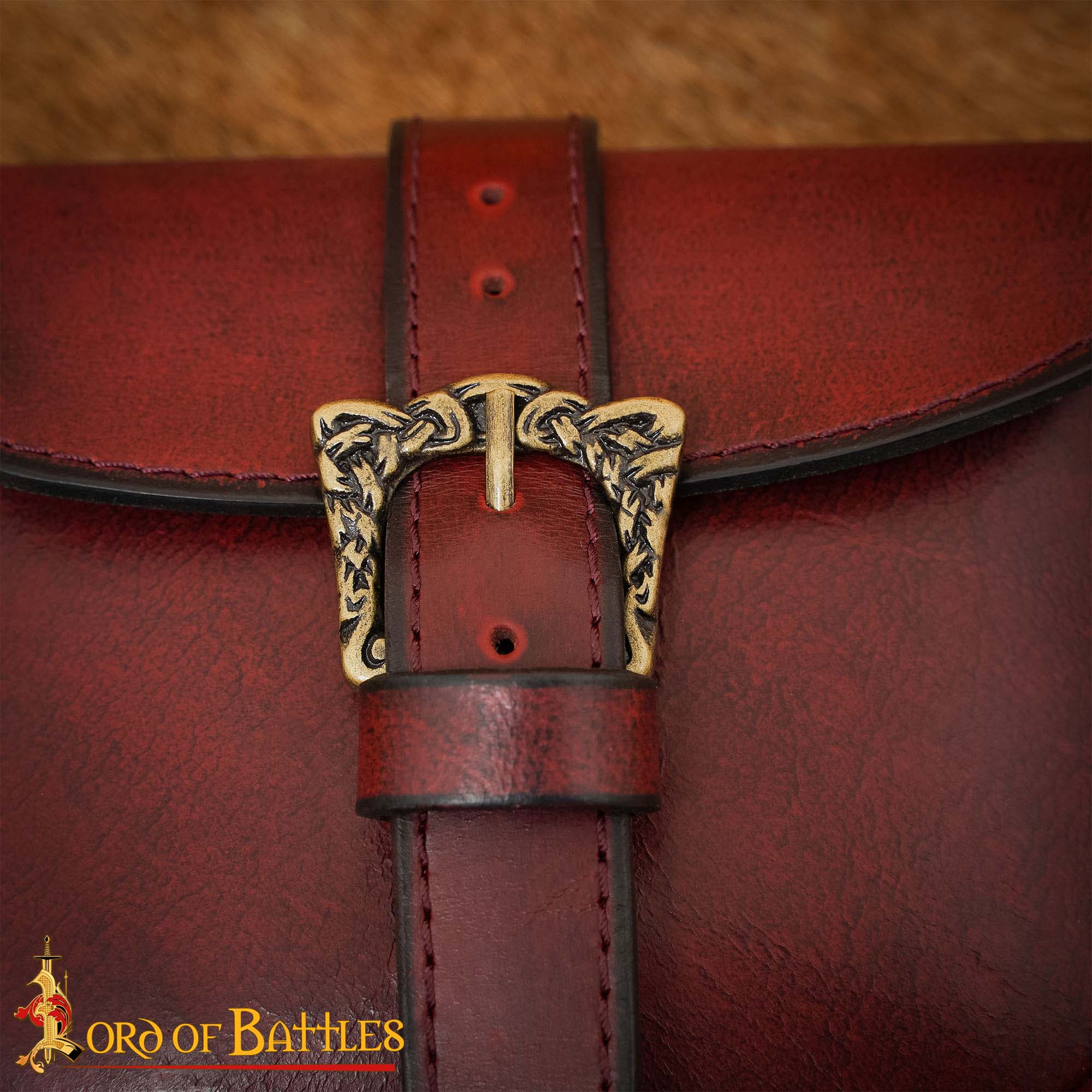 Medieval Leather Belt Pouch-25838M 6 Handmade Leather Belt Bag