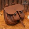 Medieval Leather Flap Bag -700912