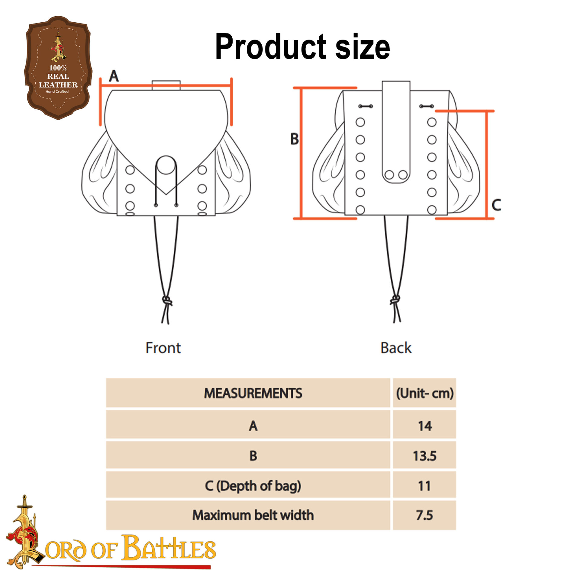 Medieval Leather Pouch