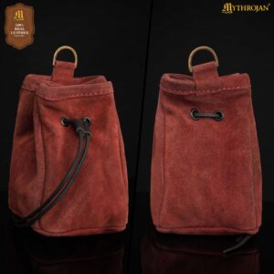 medieval drawstring belt bag