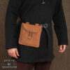 Medieval Suede Pouch-700643 Medieval Suede Pouch