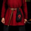 For the Horde Wool Drawstring Belt Pouch