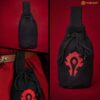 For the Horde Wool Drawstring Belt Pouch