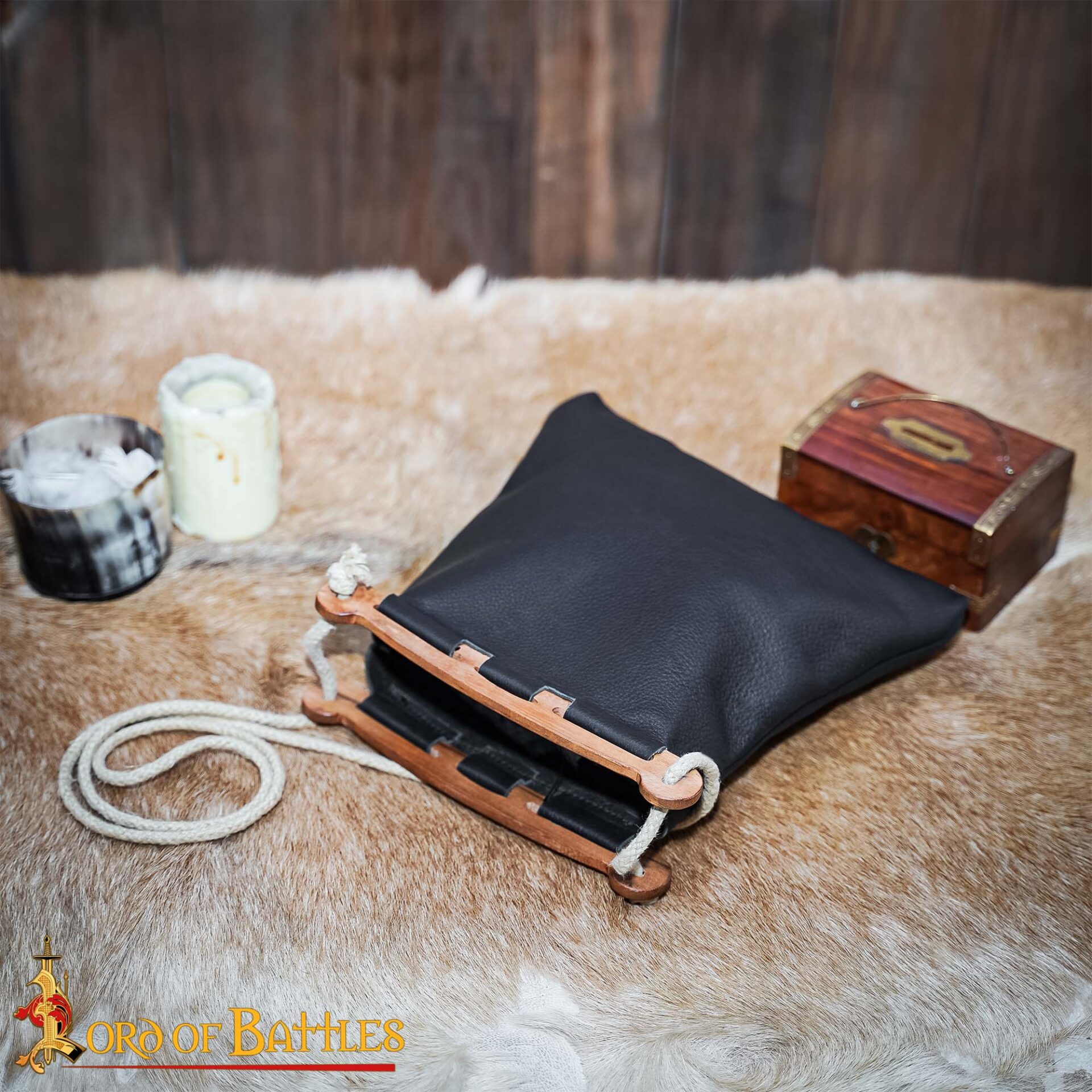 Viking Leather Bag-26238BK 1 Leather Shoulder Bag