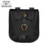 Viking Leather Belt Pouch-701934BK 3 genuine leather belt bag