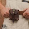 Viking bag-701856BR 1 Handcrafted Leather Belt Bag