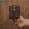 Viking bag-701856BR Handcrafted Leather Belt Bag