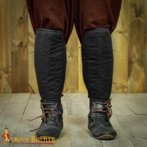 Medieval padded Greaves