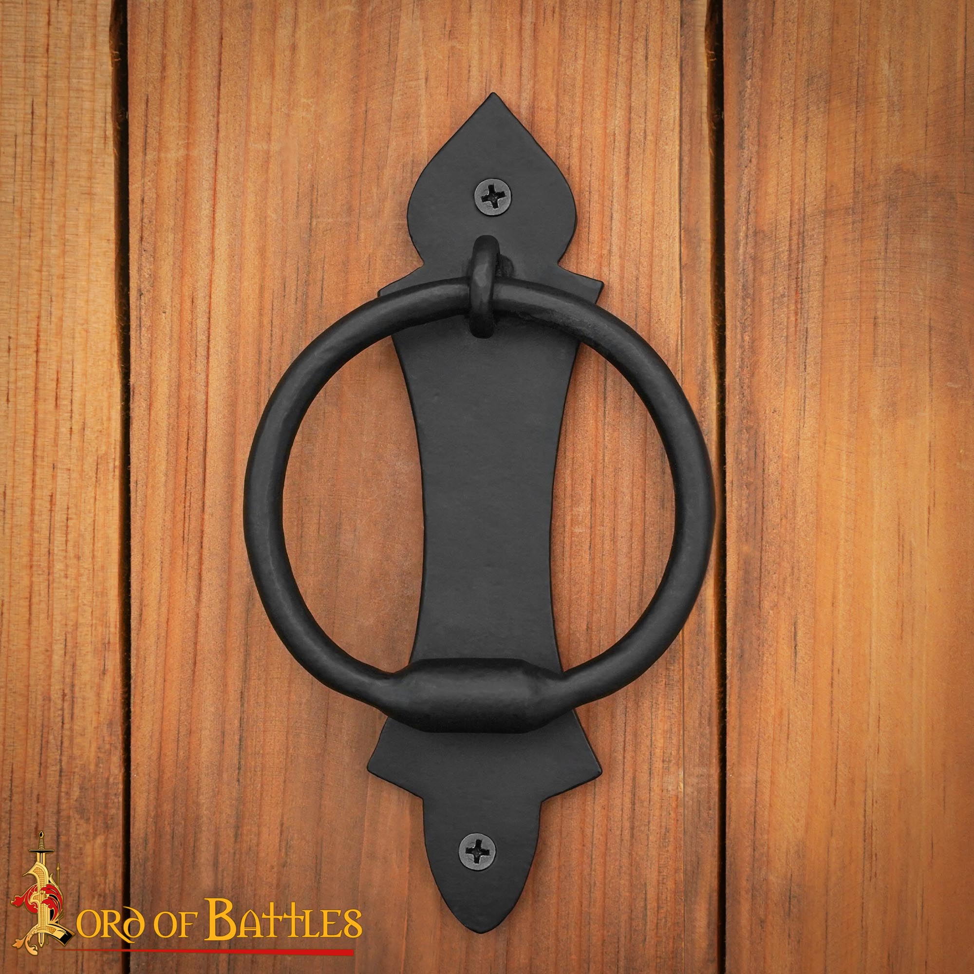 Iron Hand-Forged Medieval Door Knocker – Gothic Medieval Door Knocker