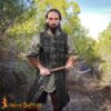 15th Century Late Medieval Leather Lamellar Armor Vest-25997BK 1 Leather Scale Armour