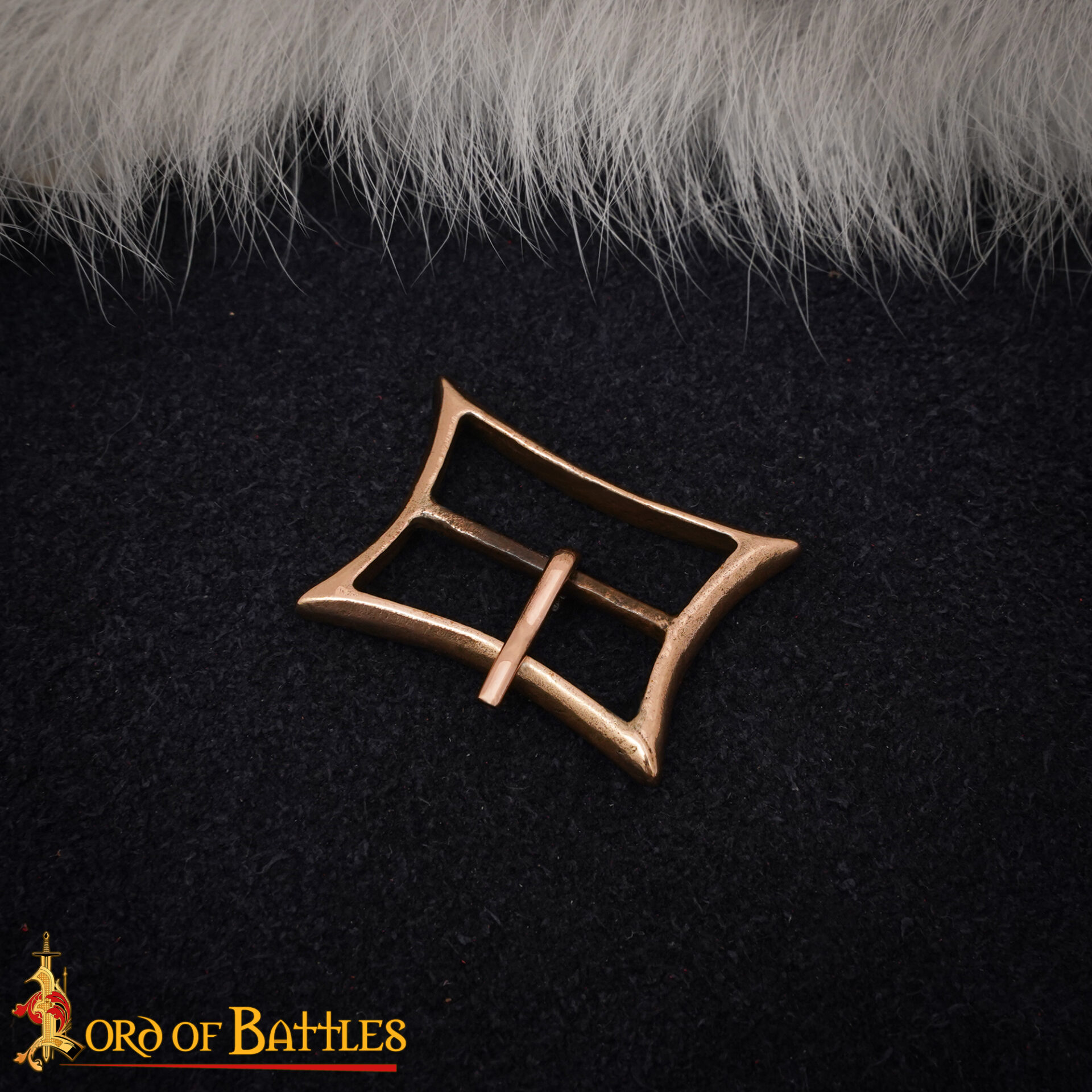 18th Century Solid Antique Bronze Belt Buckle-26448BZAT Buckle