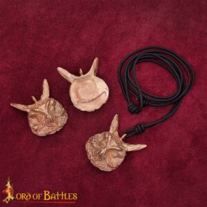 Ancient Bronze Owl Pendant