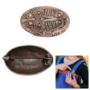 Viking Bronze Tortoise Brooch