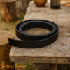 9th–16th Century Plain Black Leather Belt Strap – Medieval Reenactment DIY Belt Blank for Buckles-25488 1 Leather Belt
