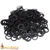 Blackened Loose Chainmail Rings 9 mm 18 Gauge Flat Dome Riveted-848BK 3 loose chainmail rings